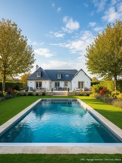 DP6 — Insertion paysagère de la piscine